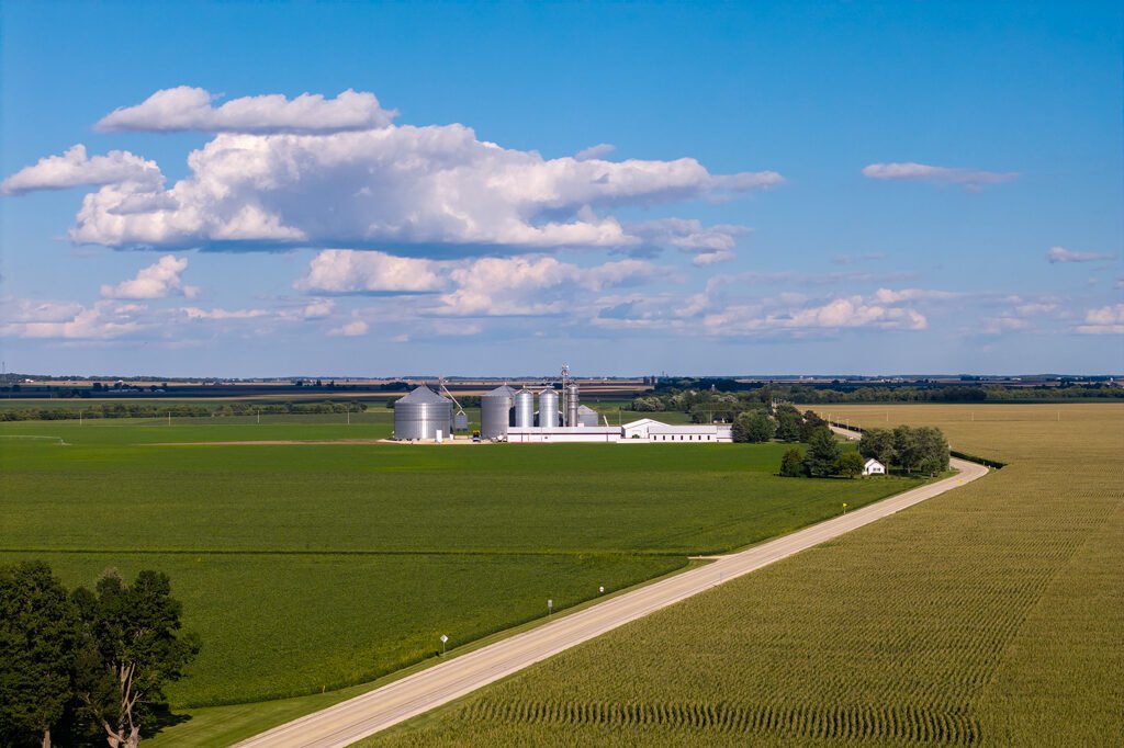 Aerial Photo of Farm